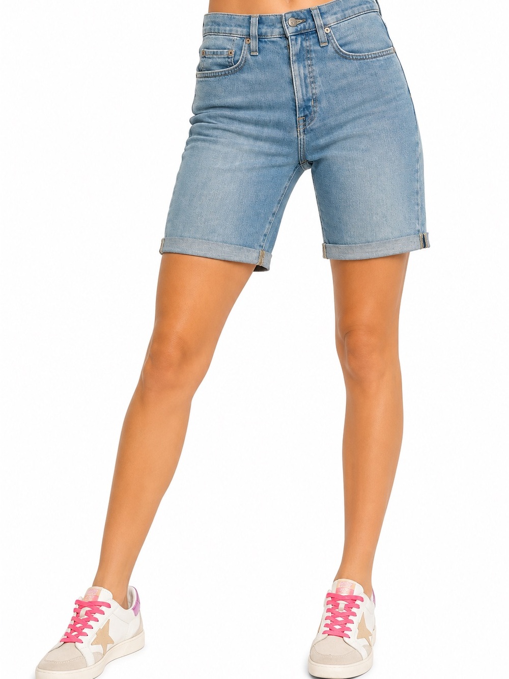 Lauren Ralph Lauren Light Wash Denim Bermuda Shorts Sz 2